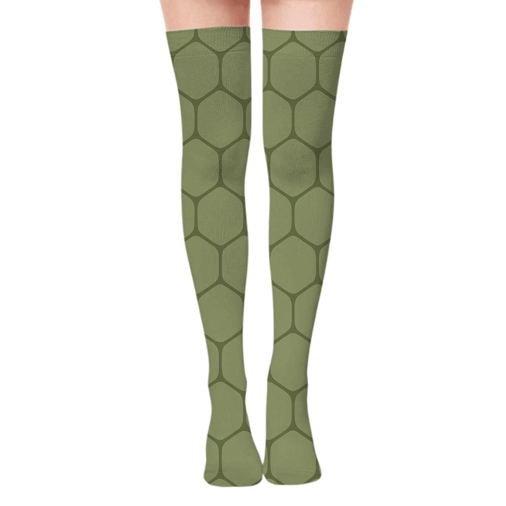 Calm Cellular Mesh premium cozy over-the-knee socks