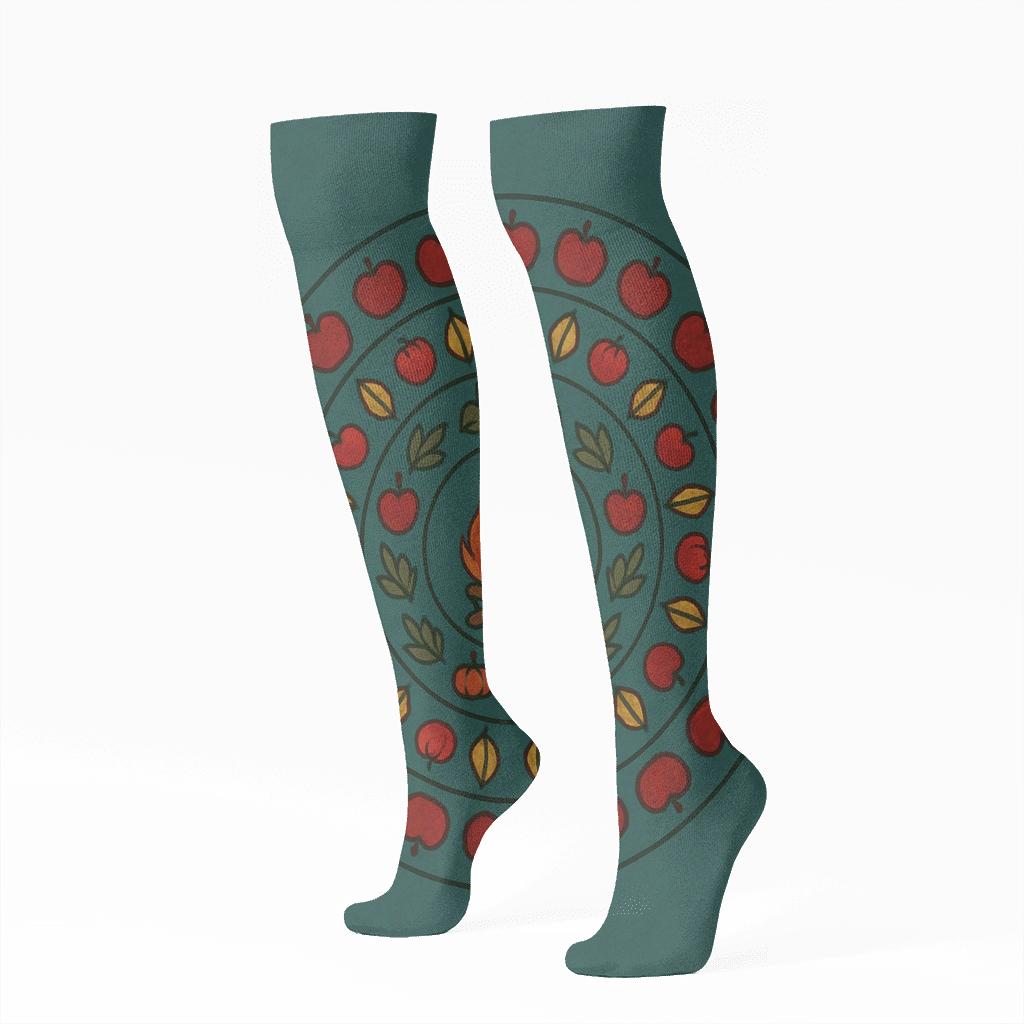 Radial Campfire Orchard premium sports knee-high socks
