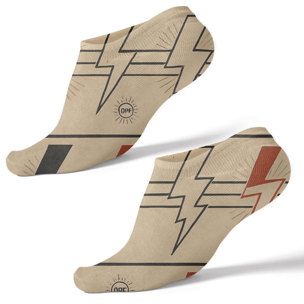 Vintage Power Line Stripe soft everyday ankle socks