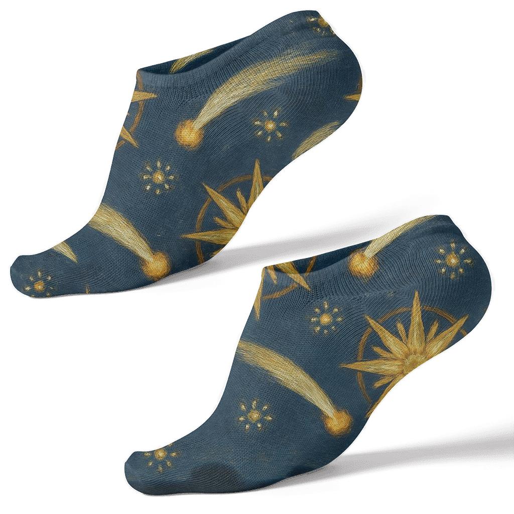 Radiant Medallion Tapestry With Star Of Bethlehem Motifs unique graphic ankle socks