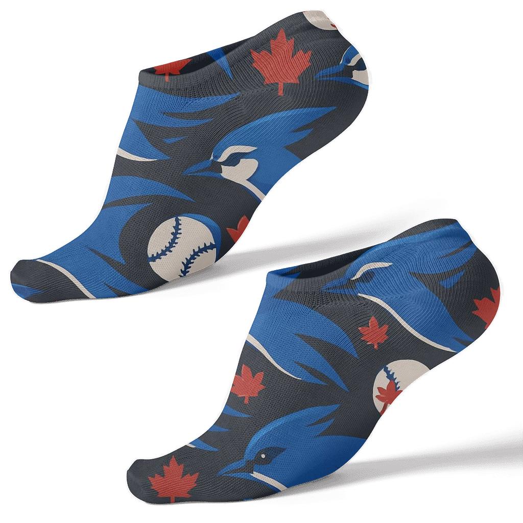 Flying Jay Tessellation Mid-Strike unique graphic ankle socks