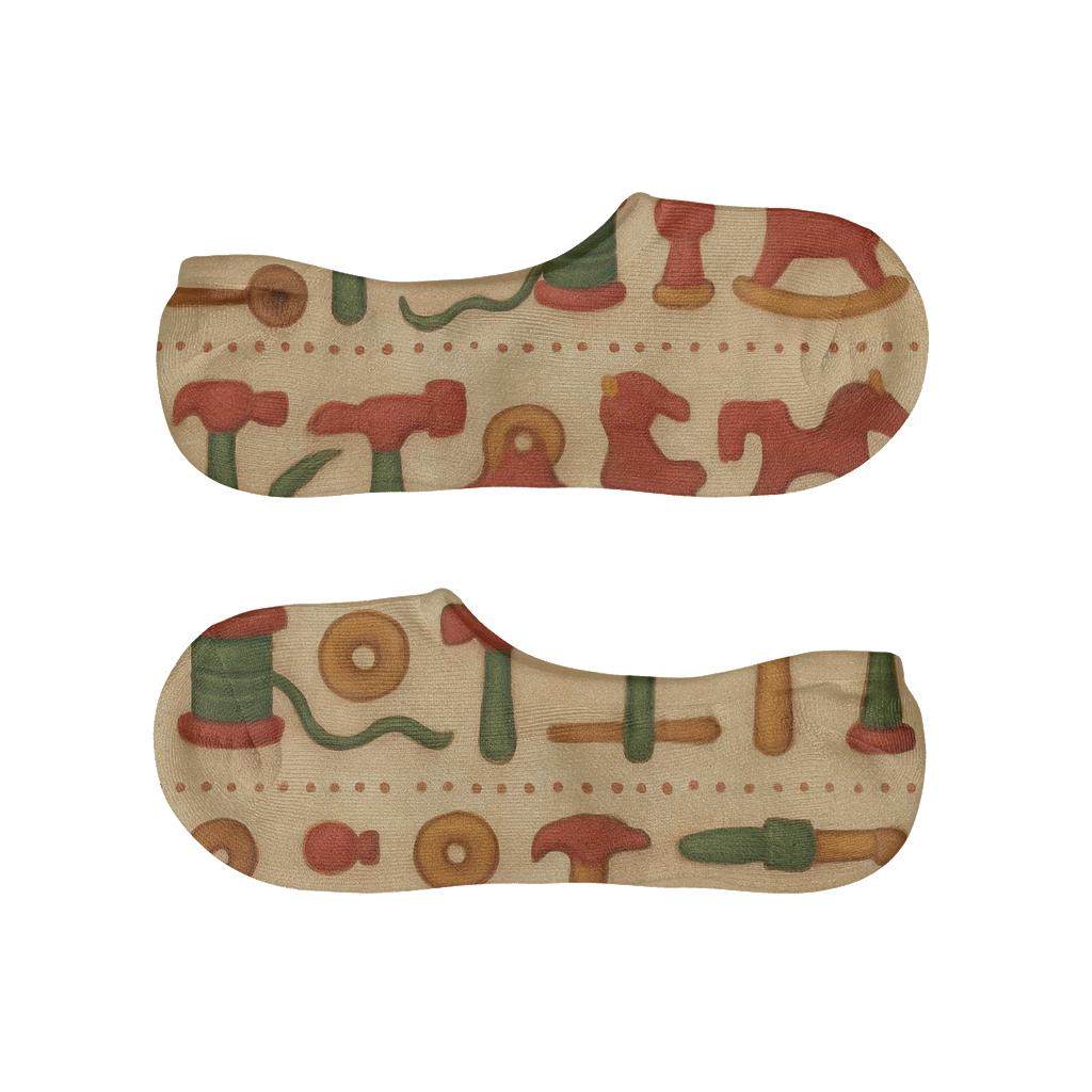 Elf Workshop Toolband Holiday trendy no-show sock styles