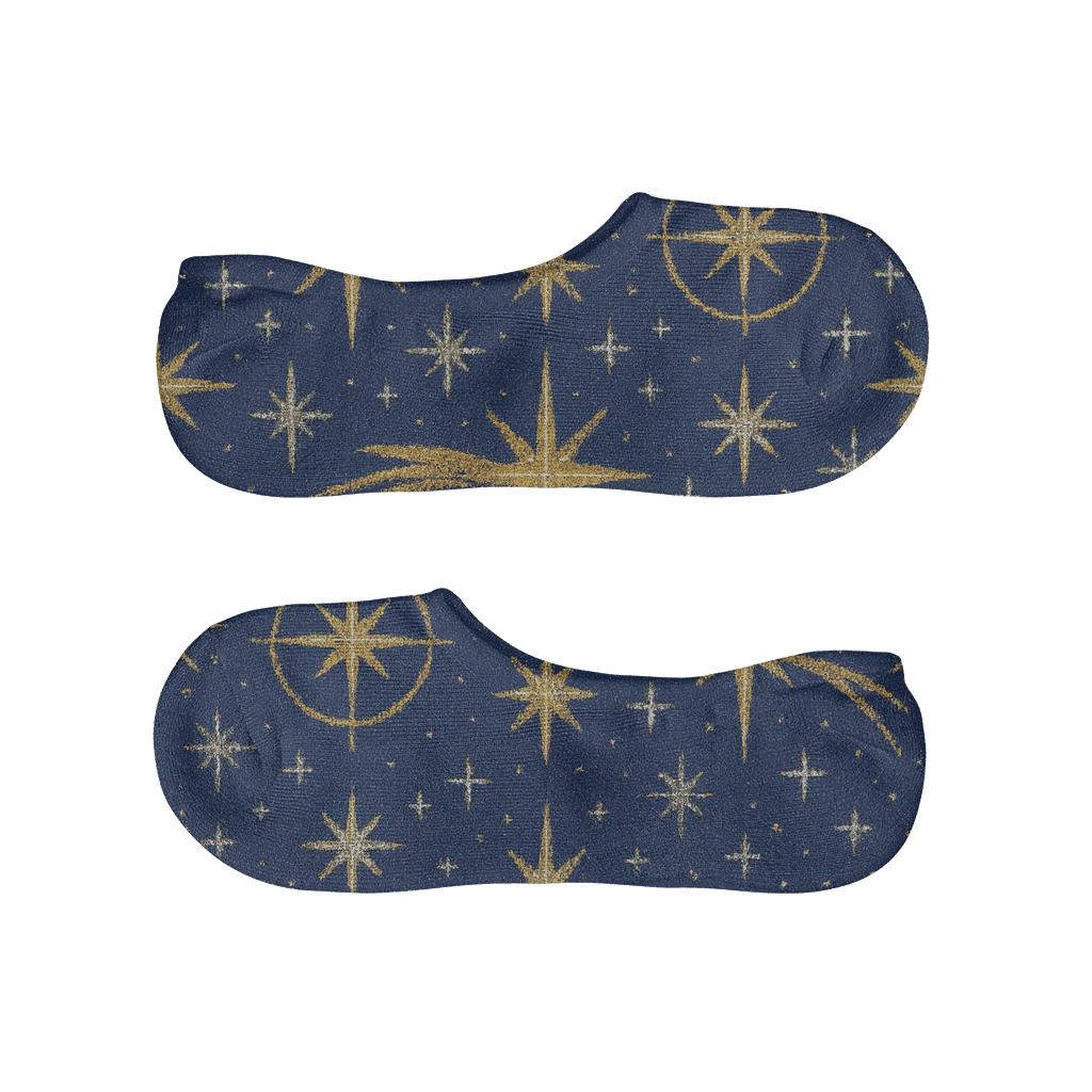 Star Of Bethlehem Radiant Grid comfortable low-cut socks