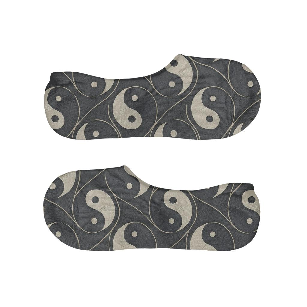 Interlocking Teardrop Tessellation trendy no-show sock styles