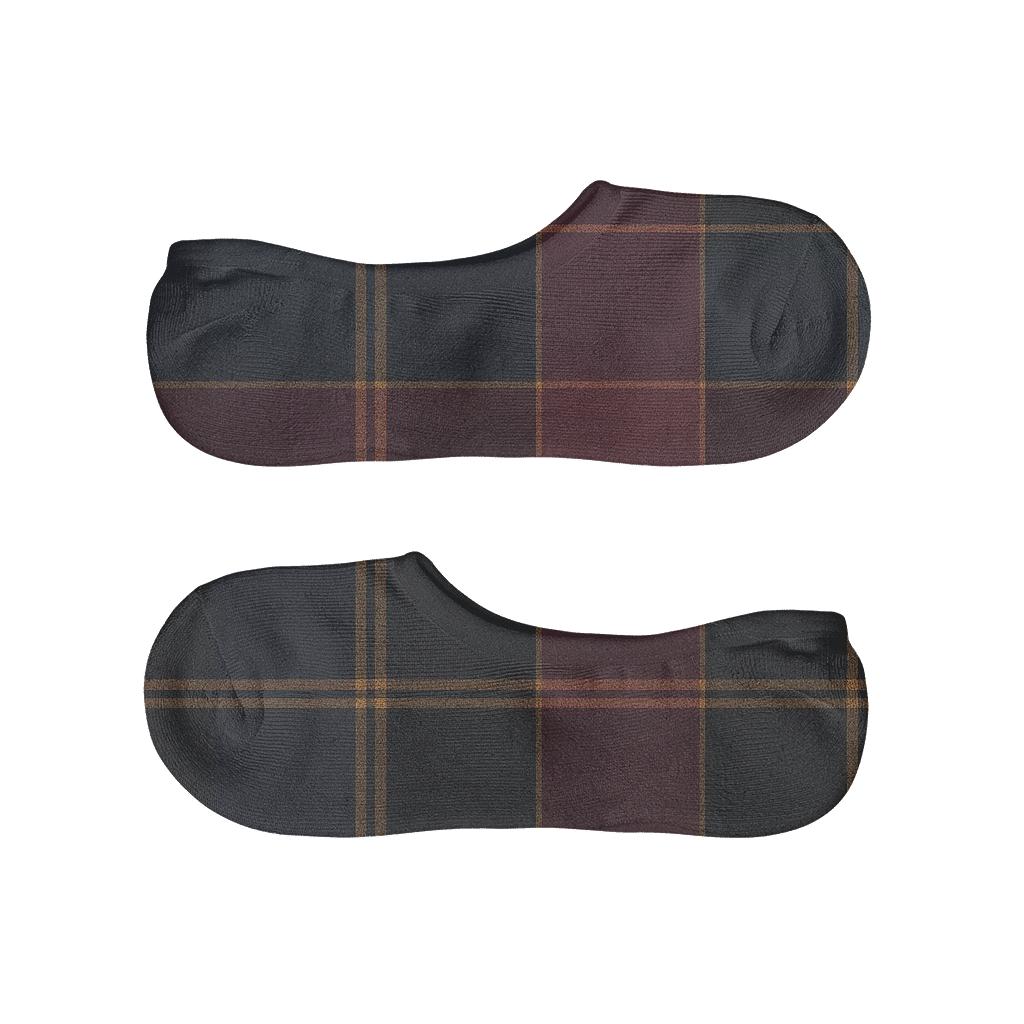 Tartan Plaid Layered Bands personalized invisible socks