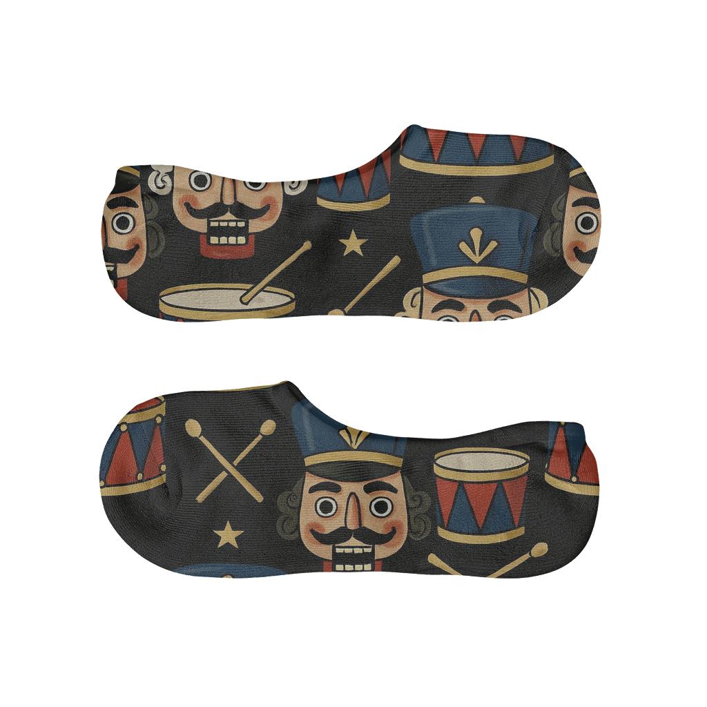 Nutcracker Rhythm Christmas unique hidden socks
