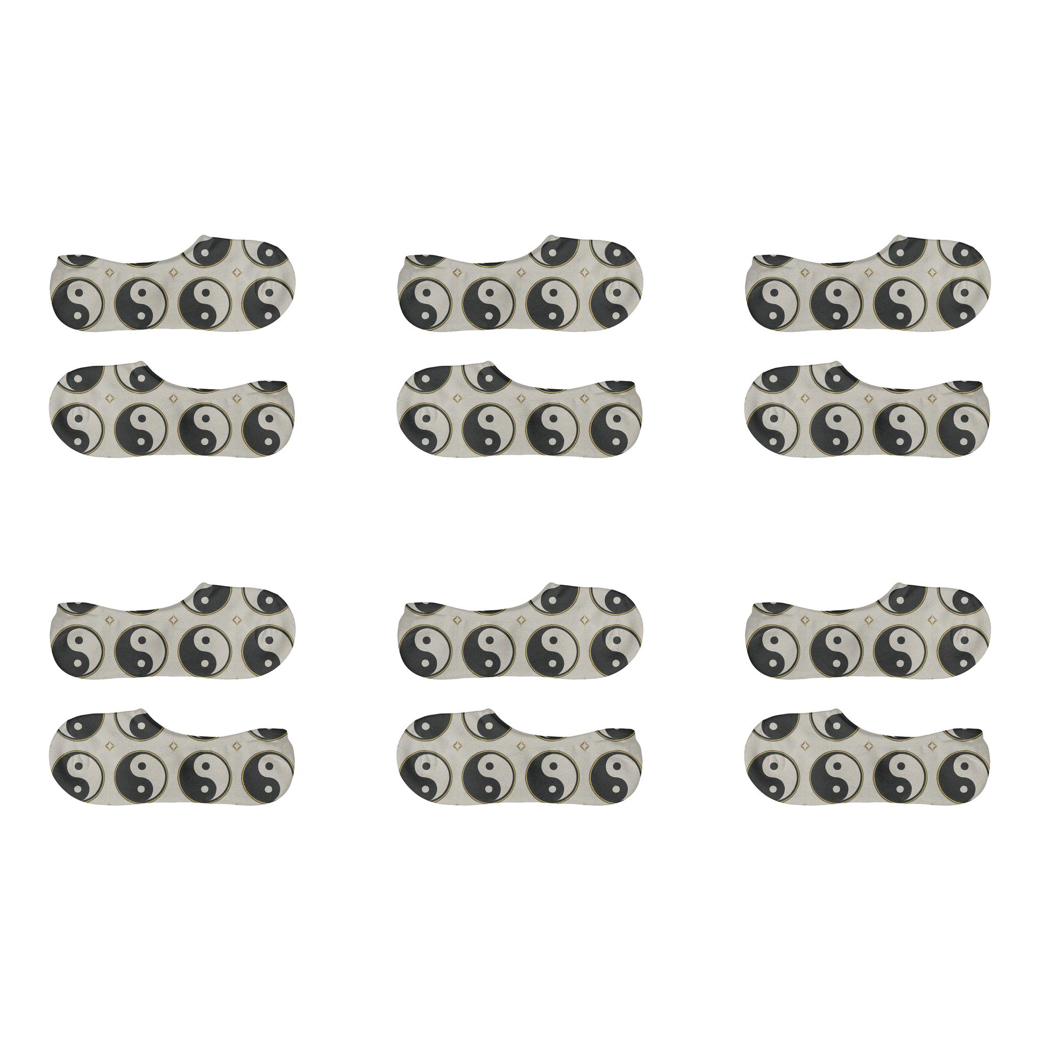 Taijitu Mosaic Grid breathable seamless no-show sockscustom no-show socks