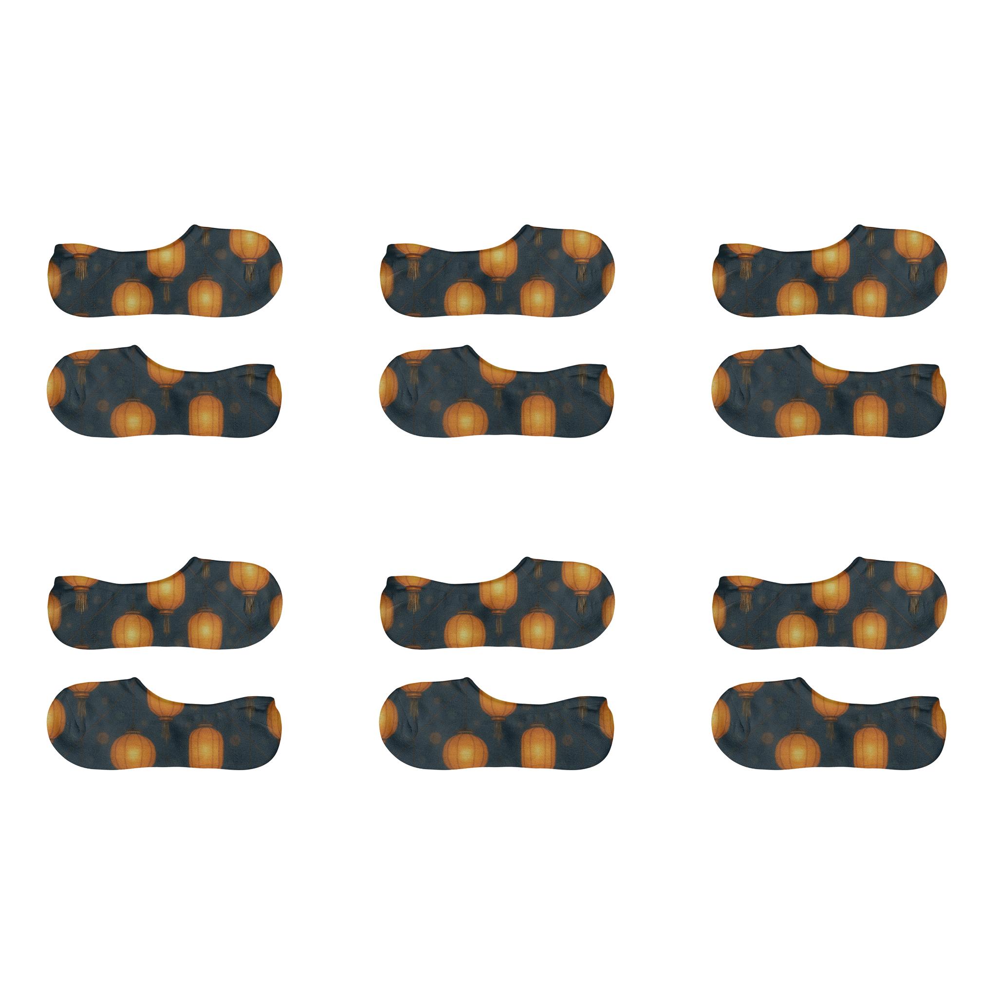 Lantern Garden Lattice trendy no-show sock styles