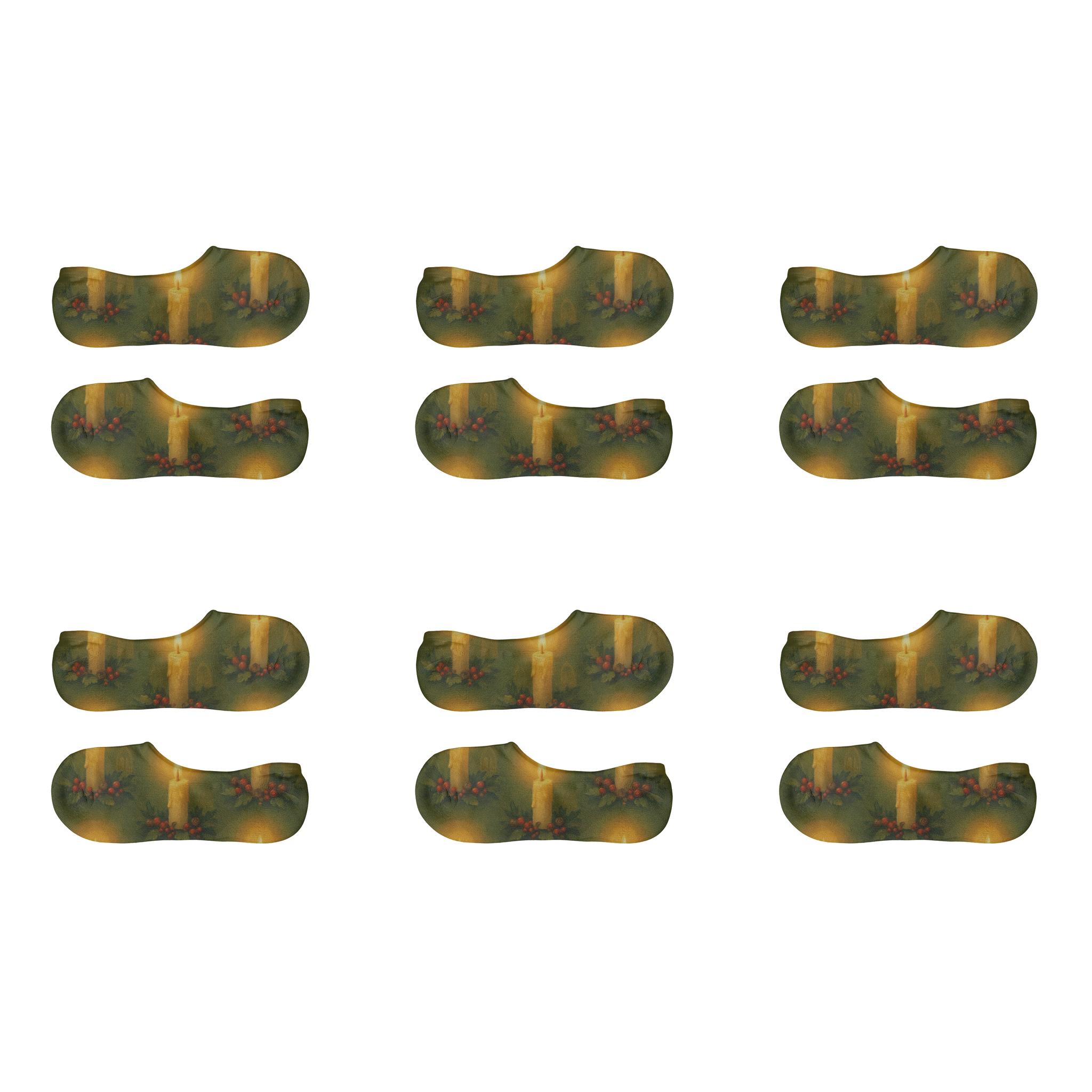 Single Candle Halo Advent Wreath Study comfortable low-cut socks