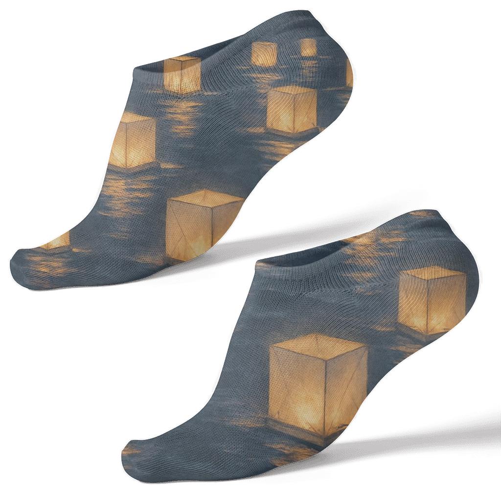 String Of Floating Lanterns With Lantern Accent comfortable cotton ankle socks
