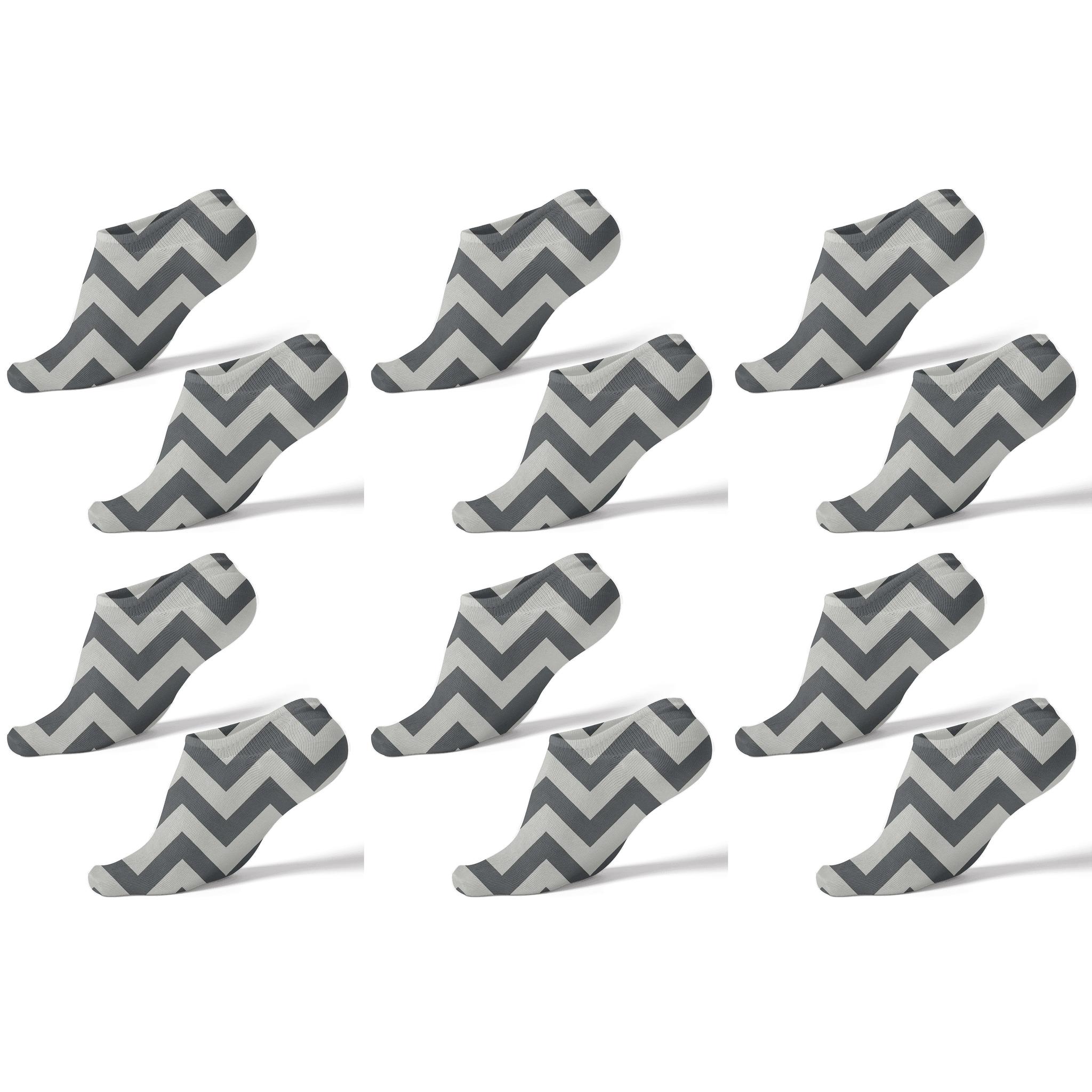Slim Chevron March comfortable cotton ankle socks