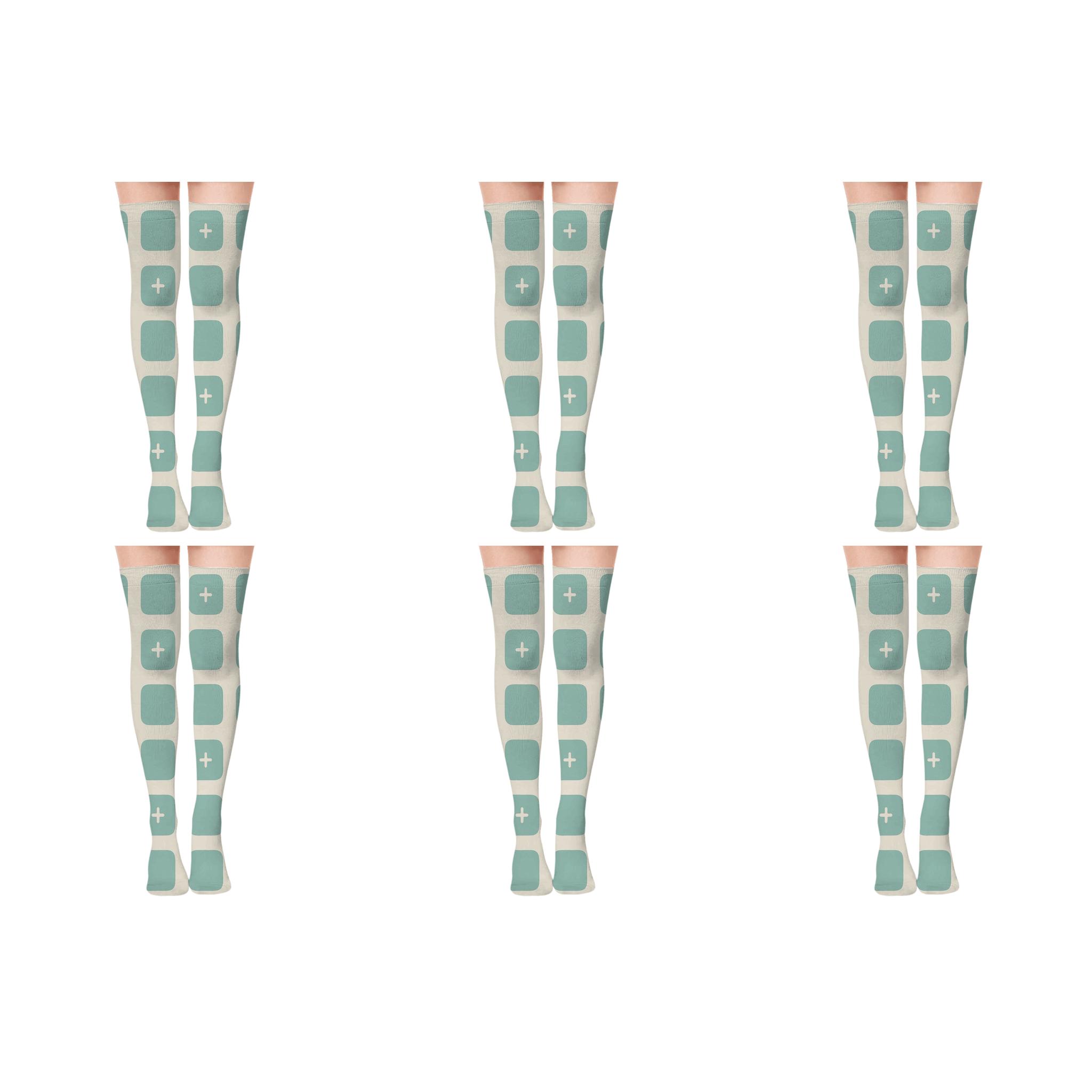 Calm Cellular Mesh premium cozy over-the-knee socks