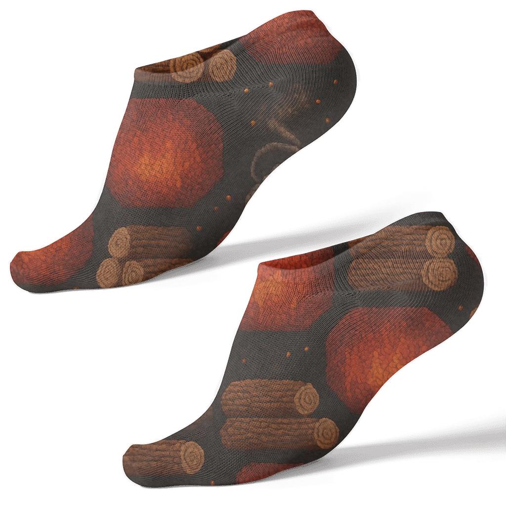 Heart Hearthstone Tessellation designer print ankle socks