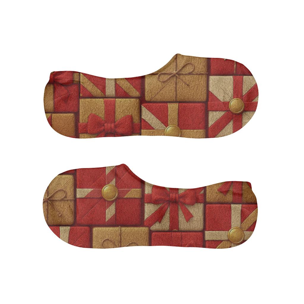 Presents Stacked Tessellation comfortable low-cut socks