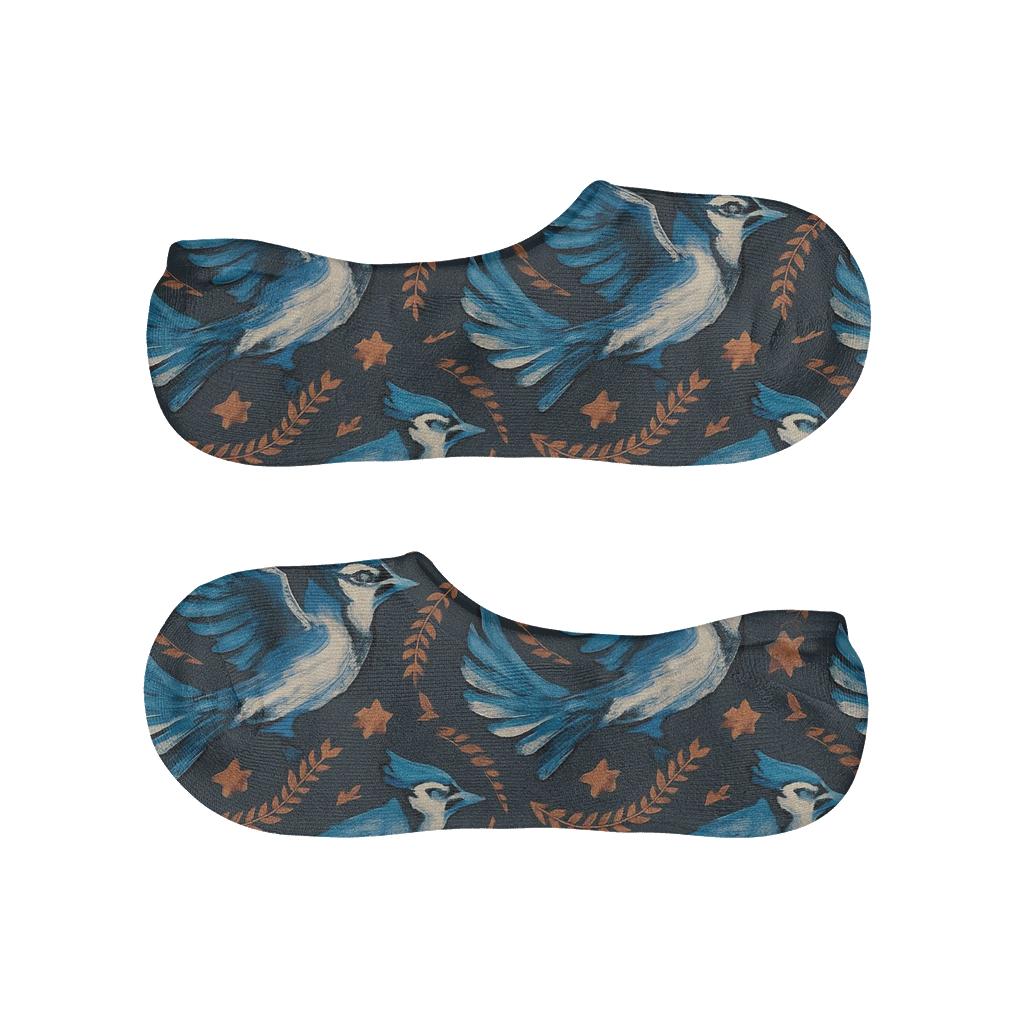 Flying Jay Tessellation Emblem breathable seamless no-show sockscustom no-show socks