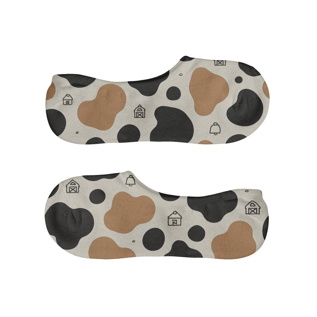 Playful Spot Scatter With Cowbells And Tiny Barns personalized invisible socks