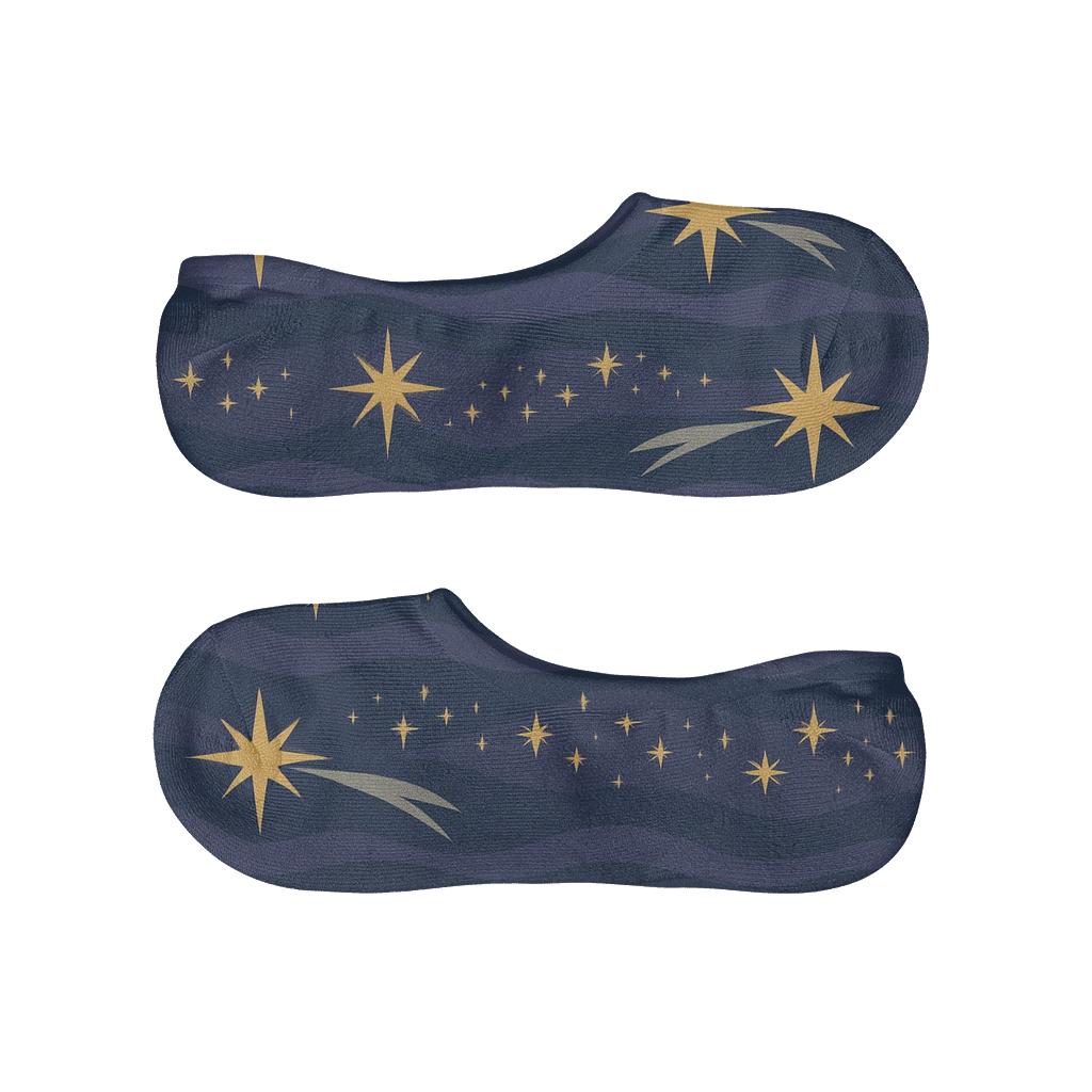 Guiding Star Of Bethlehem Wave Band comfortable low-cut socks