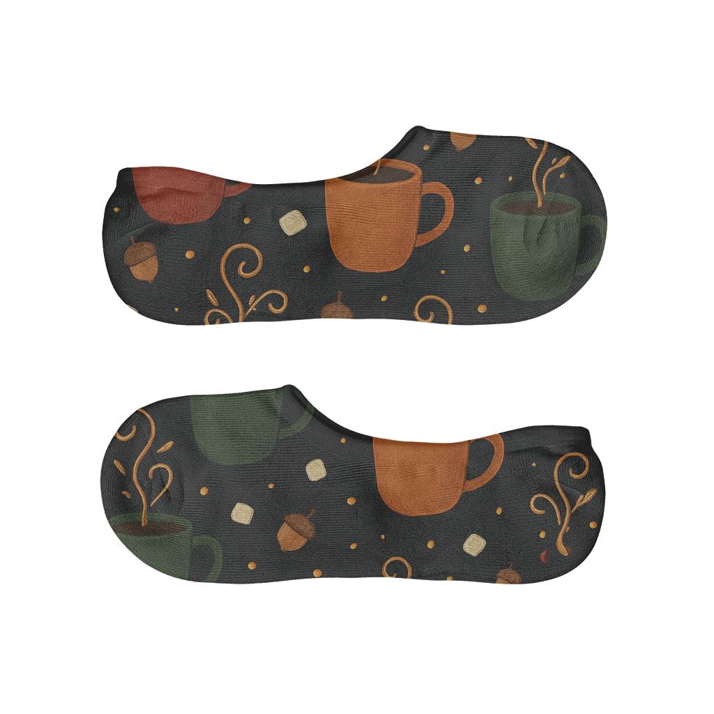 Campfire Mug Constellation personalized no-show socks