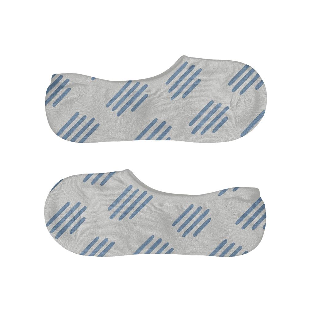 Comet Trail Stripes breathable no-show socks