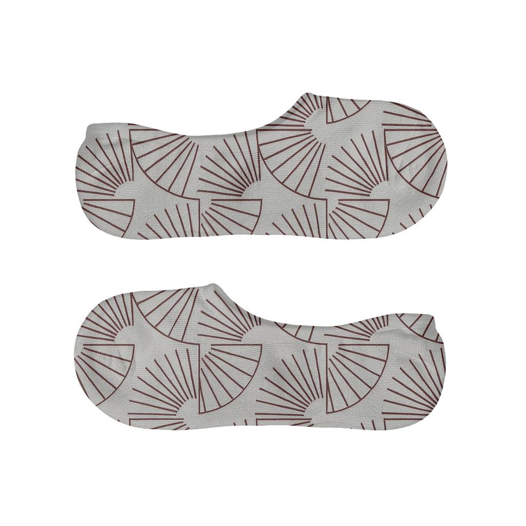 Quasar Burst Rays custom no-show socks