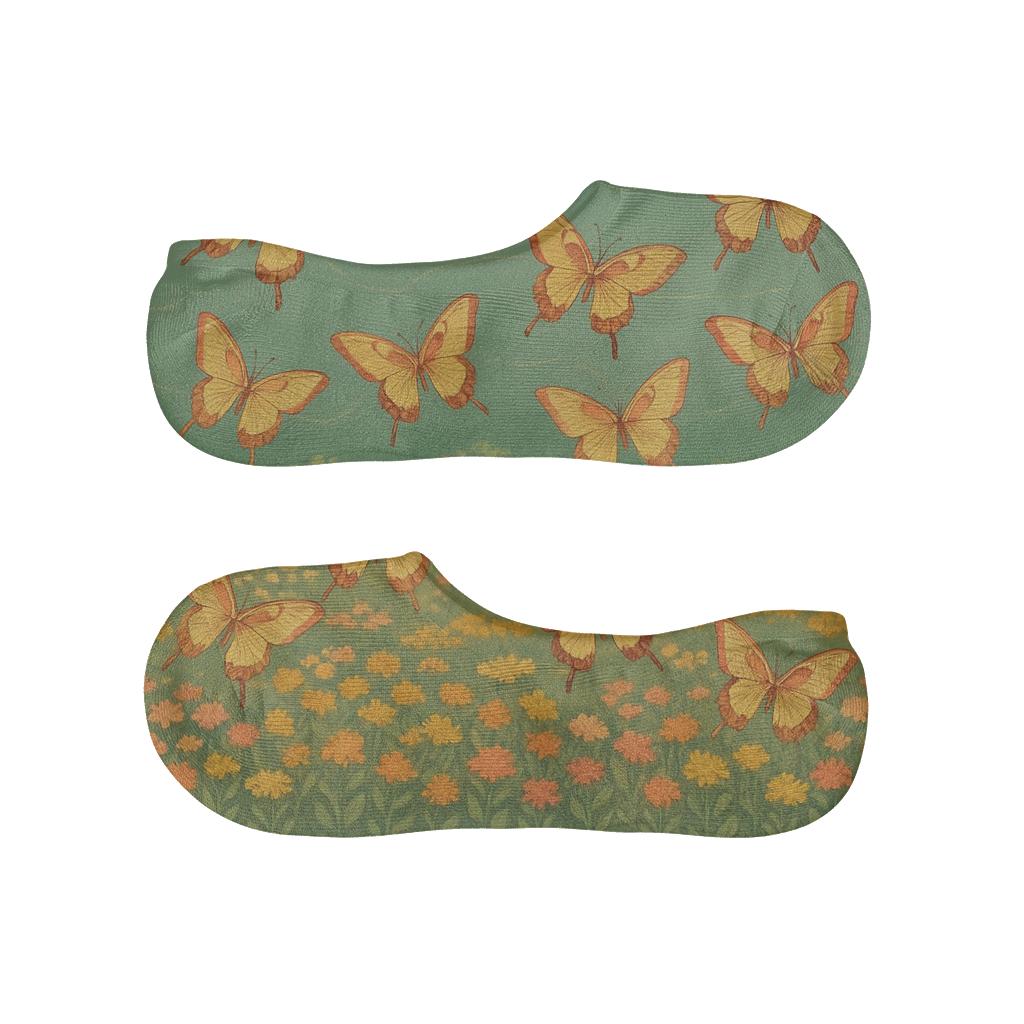 Swallowtail Flight Meadow Wrap unique hidden socks