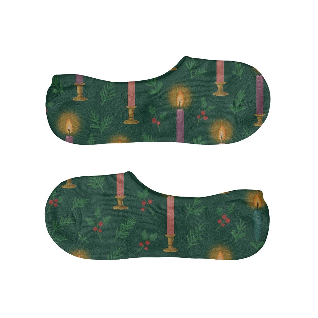 Starfield Scatter With Advent Candles Glow unique hidden socks