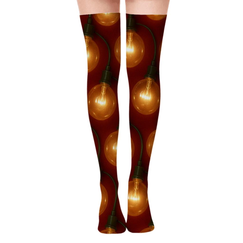 Golden Globe Halo Tessellation custom over-the-knee socks
