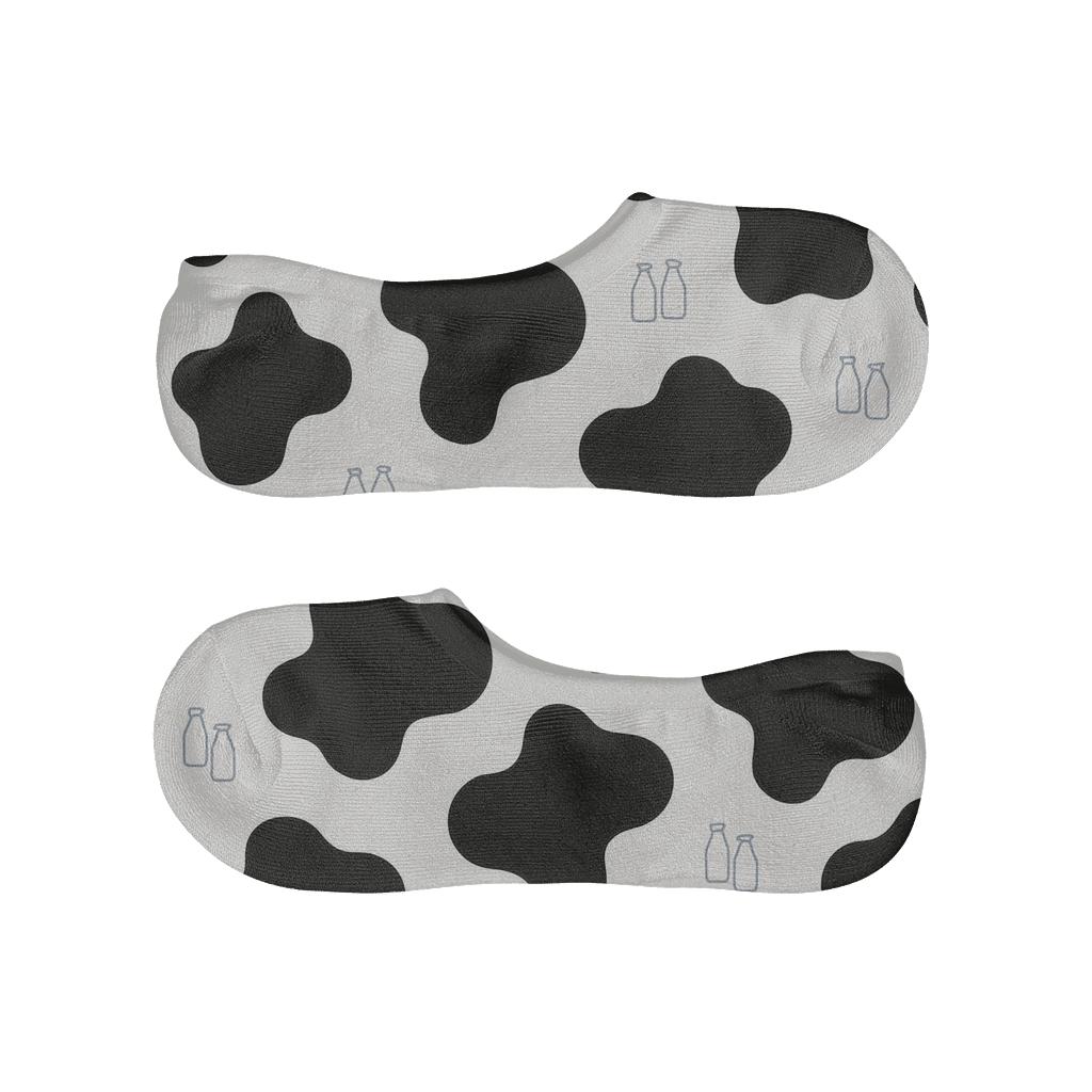 Minimalist Milk Bottle Spot Scatter anti-slip no-show socks