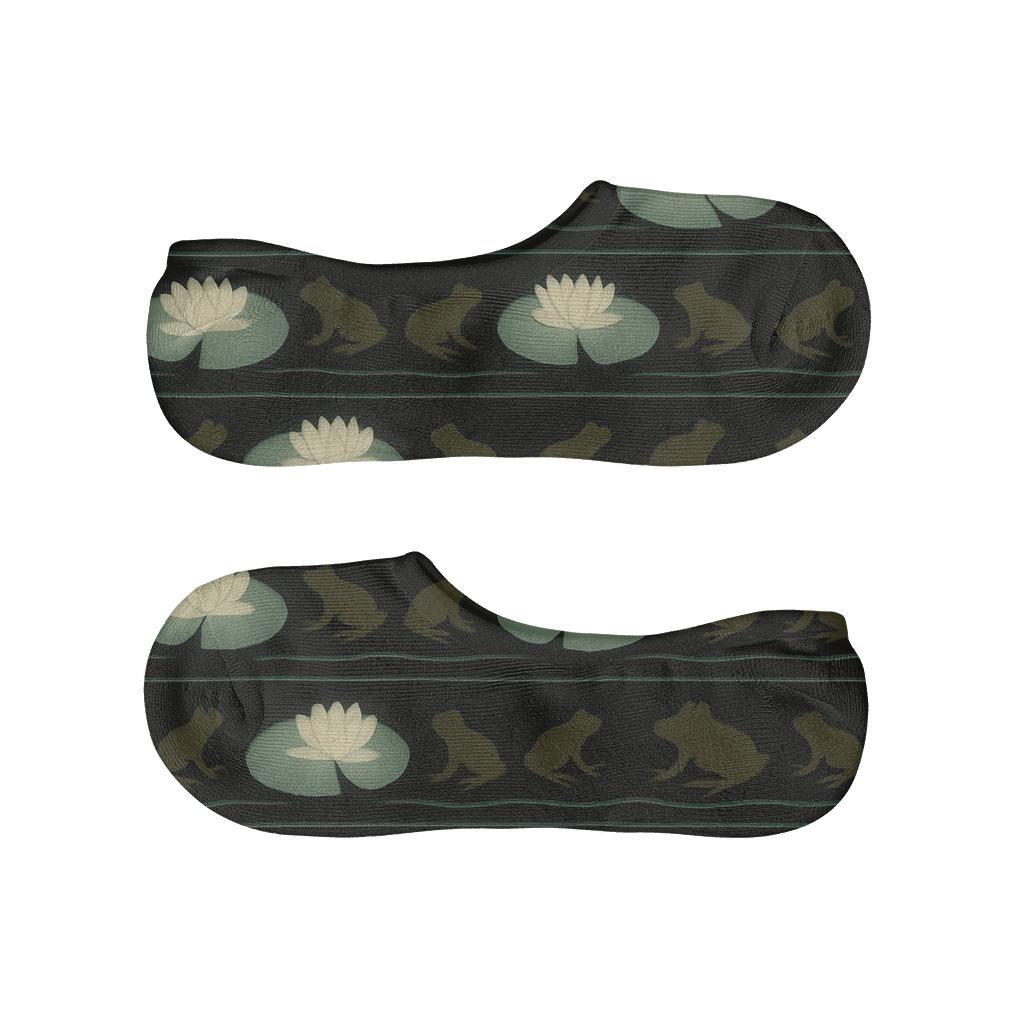 Lily Pad Lantern Chain Bands soft cotton no-show socks