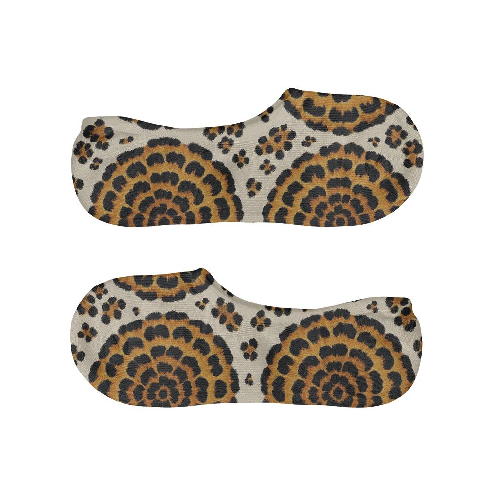 Golden Rosette Medallion Cascade breathable no-show socks