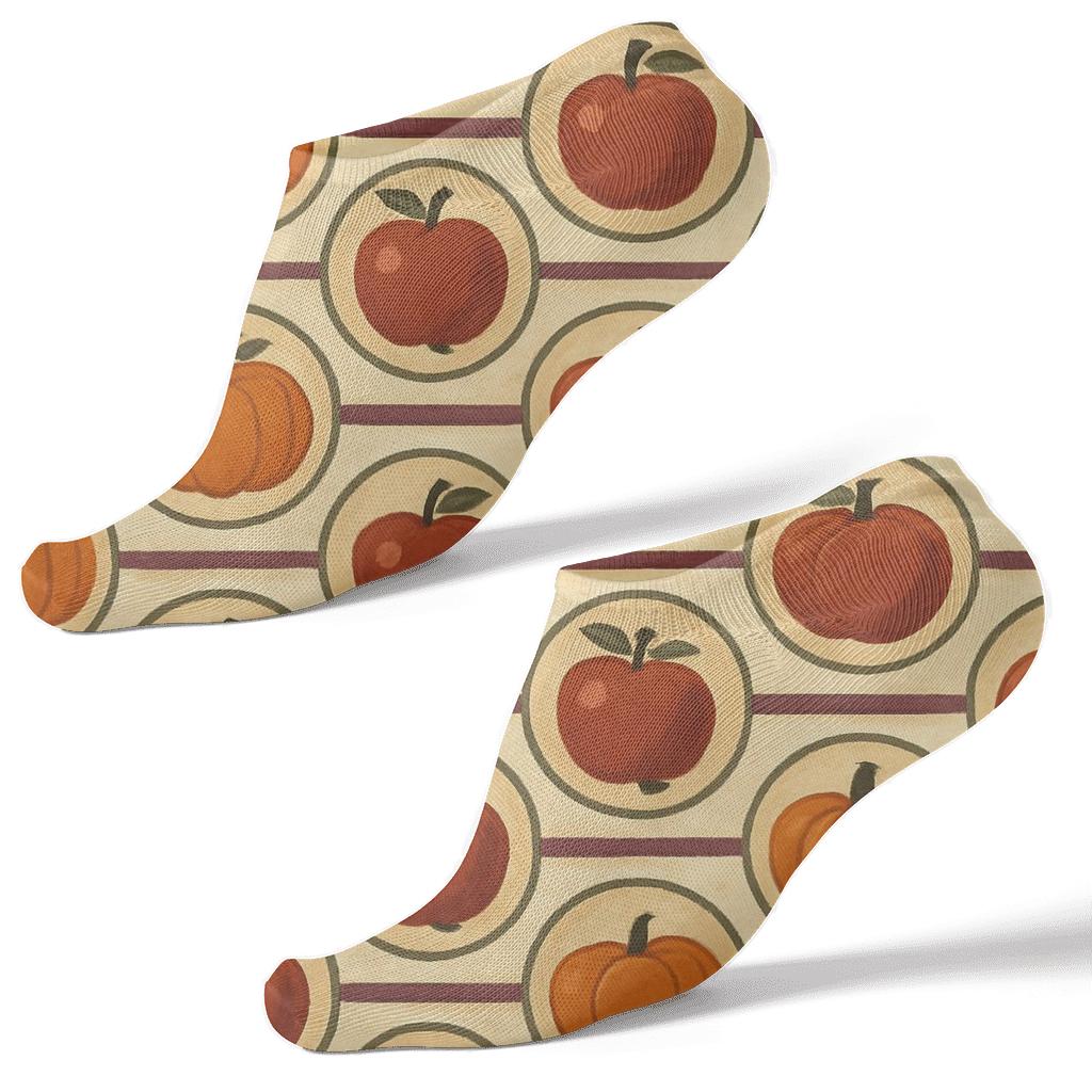 Pumpkin Patch Medallion Bands soft everyday ankle socks