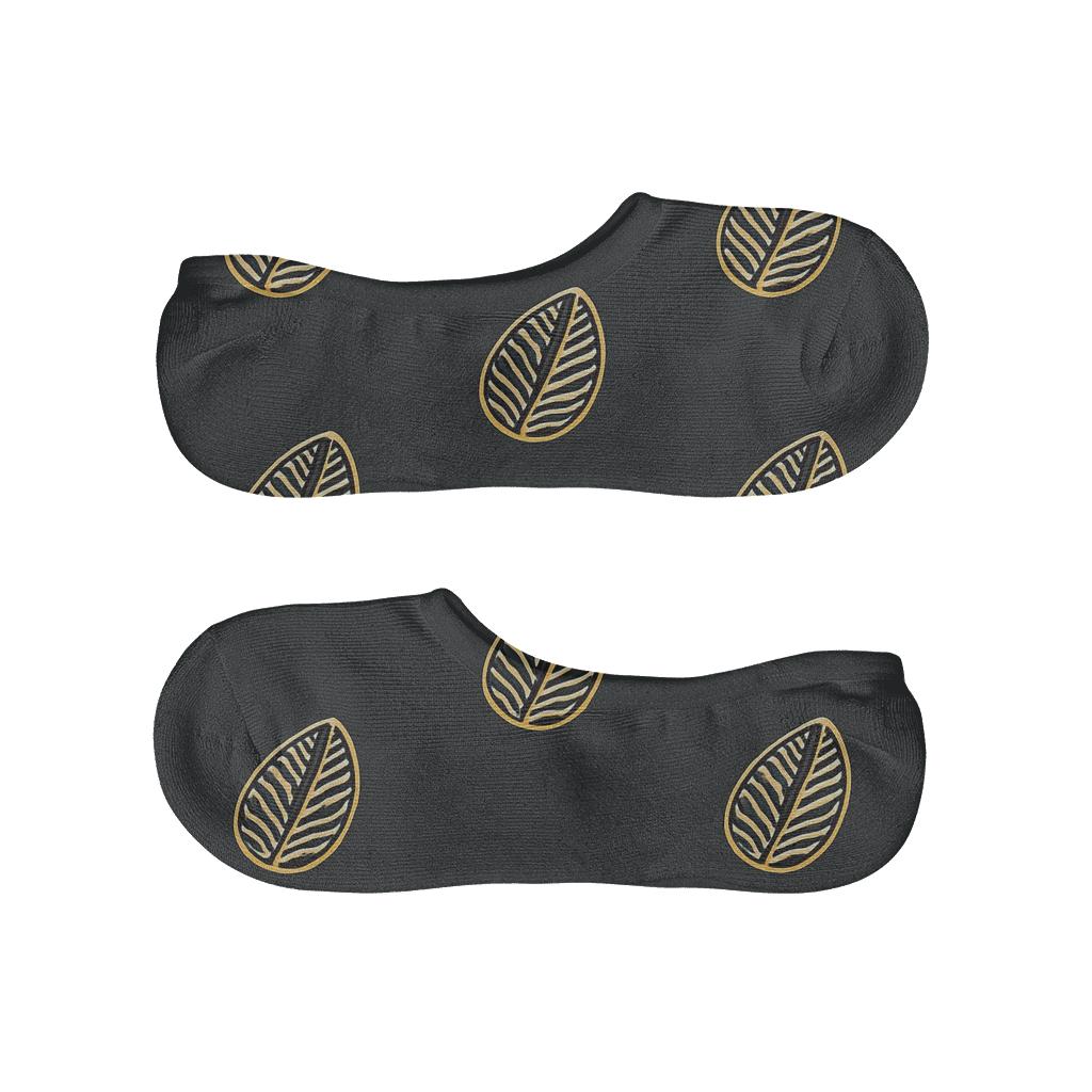 Golden Edge Zebra Hoof Mark Rhythm unique hidden socks