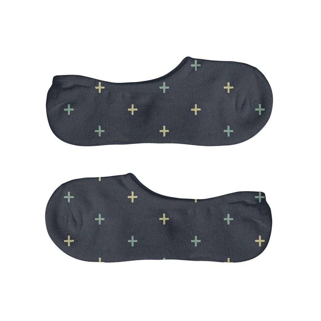Starfield Micro Crosses low cut no-show socks