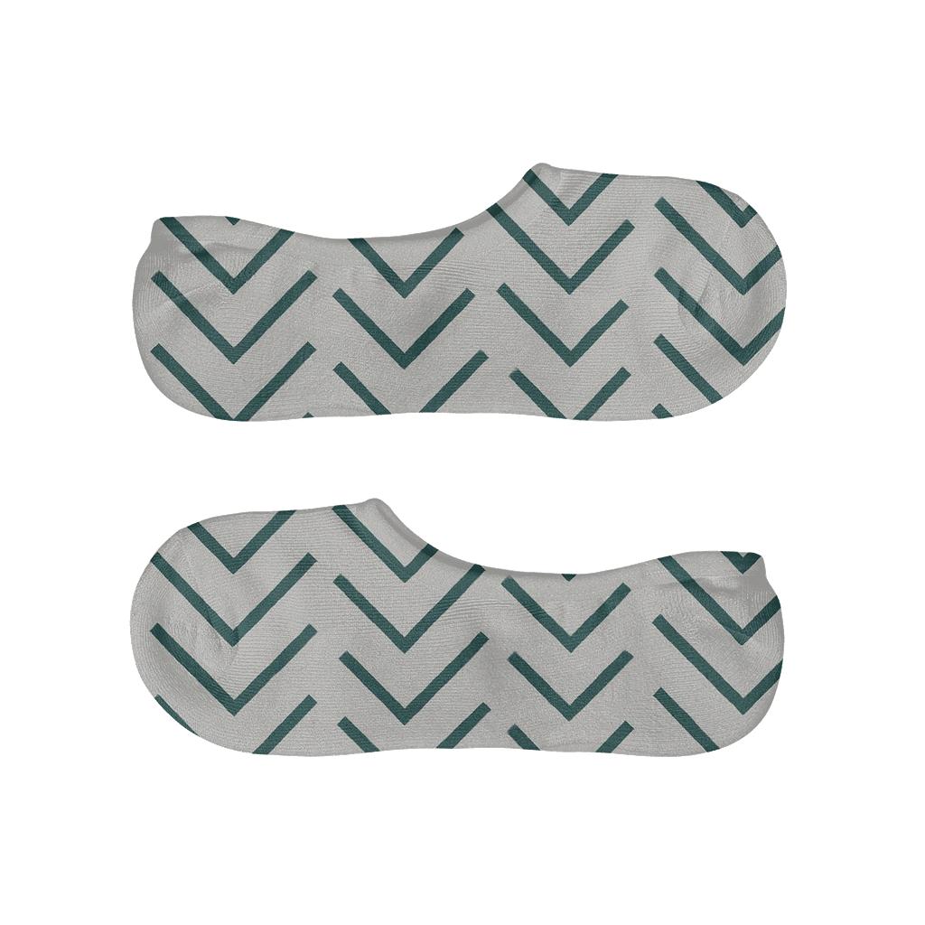 Satellite Track Chevron trendy no-show sock styles
