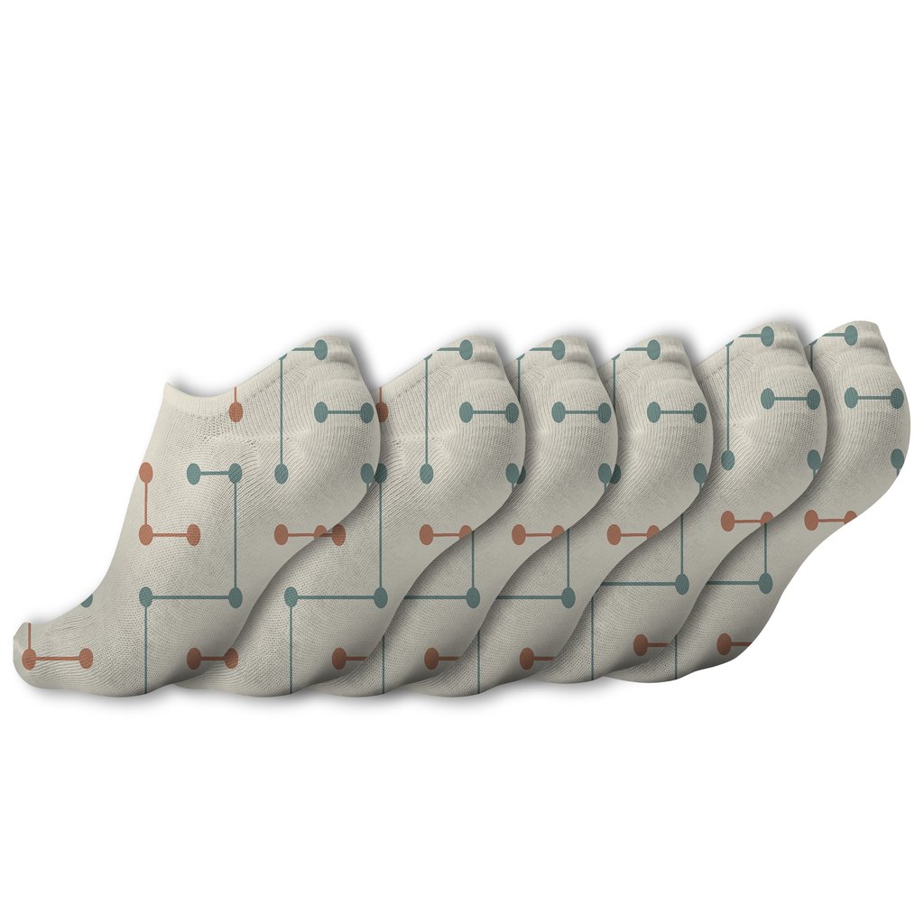 Orbit Chain Dots soft everyday ankle socks