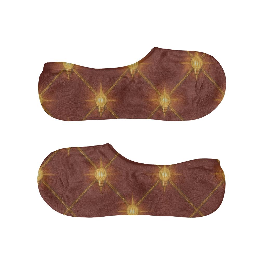 Gold Filament Starburst Net Lights comfortable low-cut socks