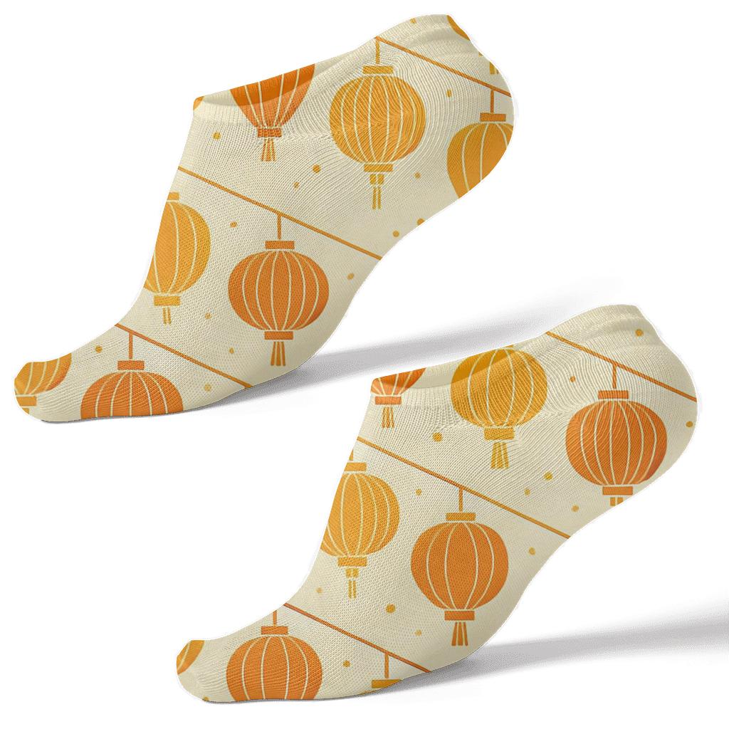 Twilight Ribbon Of Hanging Lantern Ornaments premium sports ankle socks