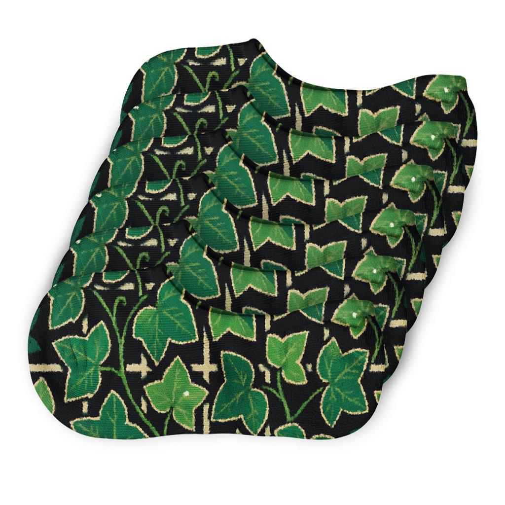 Starlit Ivy Trellis Grid unique hidden socks