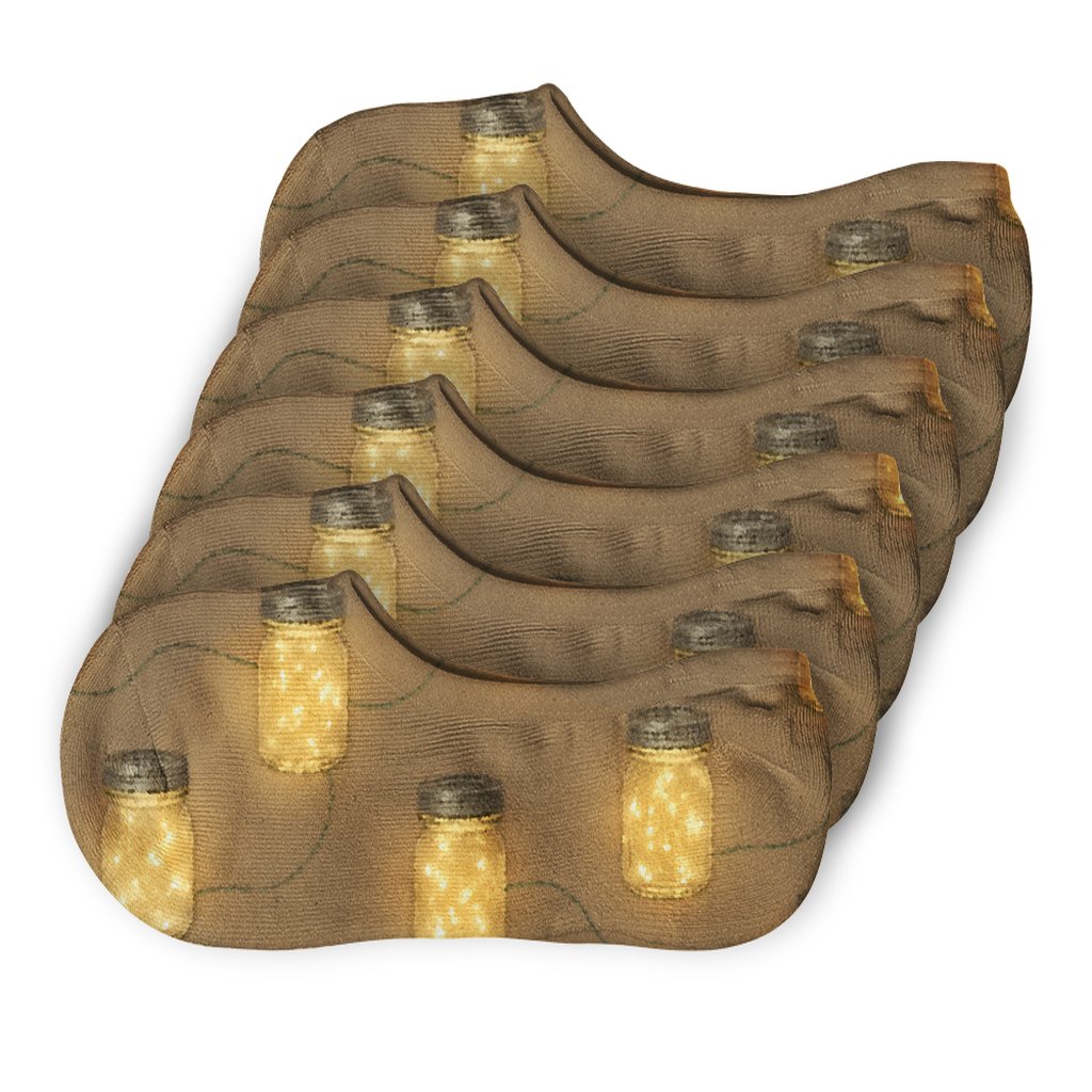 Jar Glow Garland Polka Field unique hidden socks