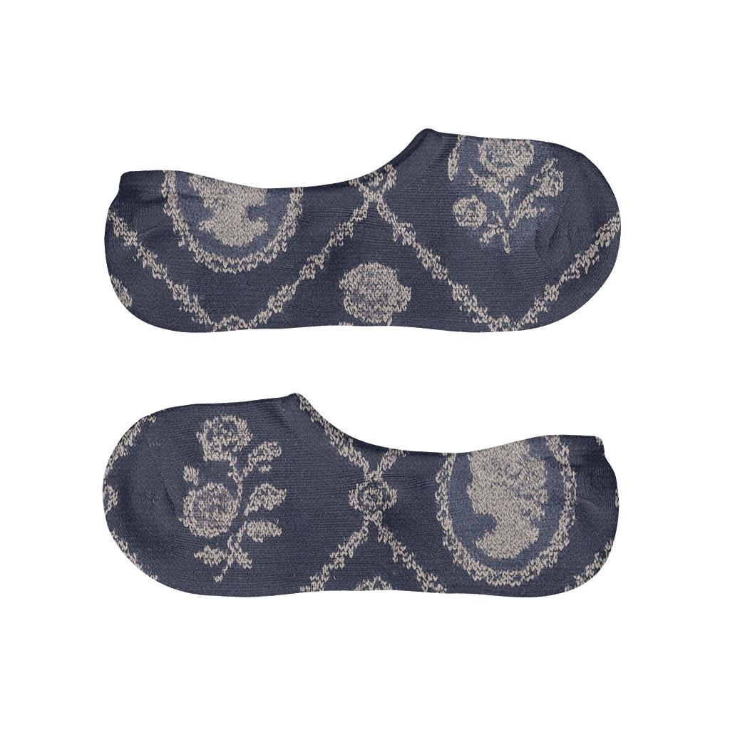 Mary Cameo Starfield Lattice trendy no-show sock styles