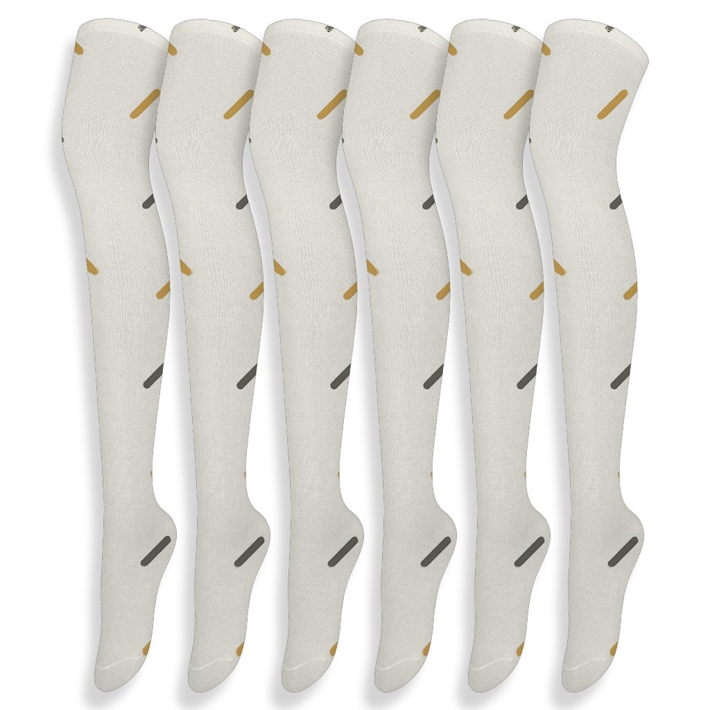 Meteor Dash Relay trendy patterned over-the-knee socks