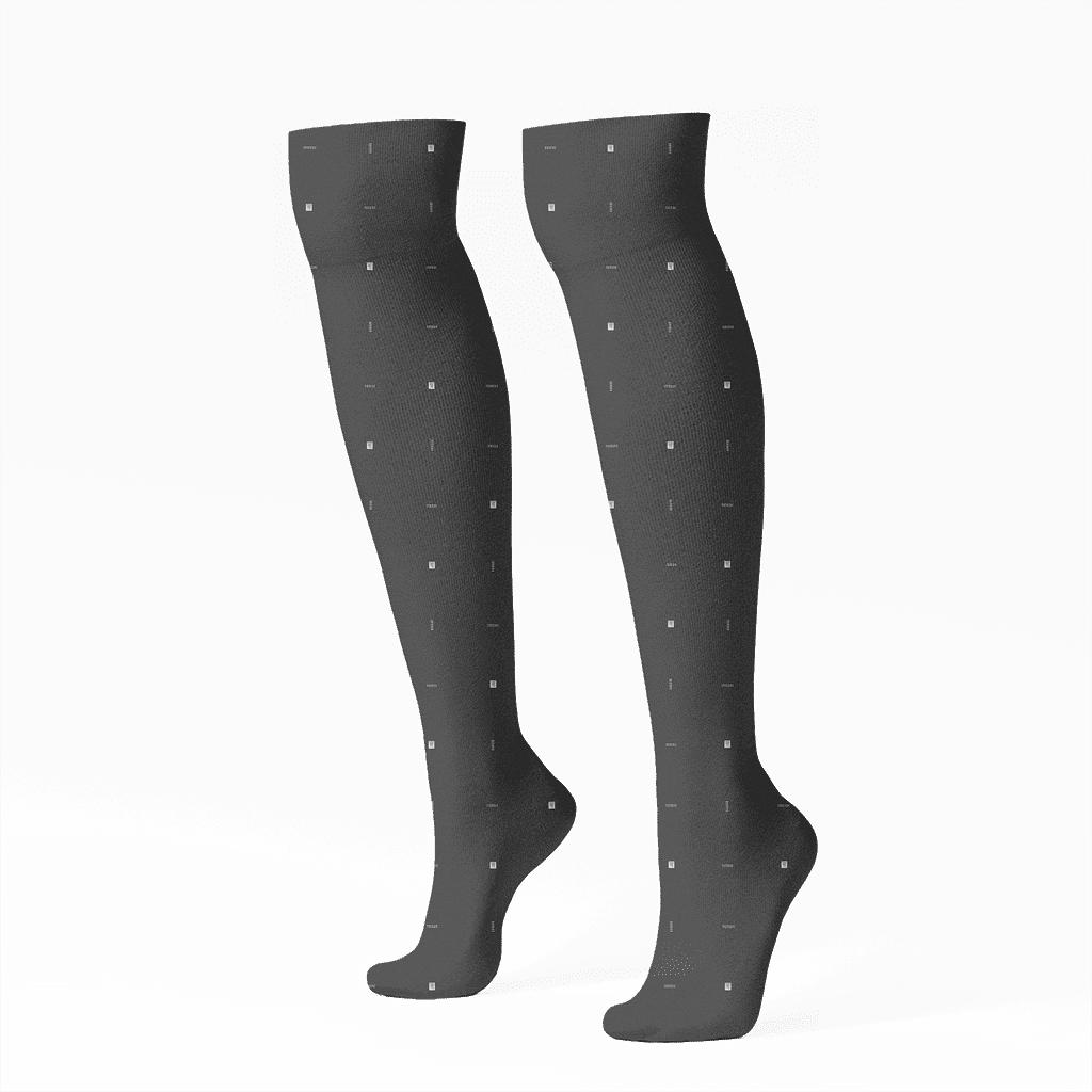 Static Star Noise stylish athletic knee-high socks