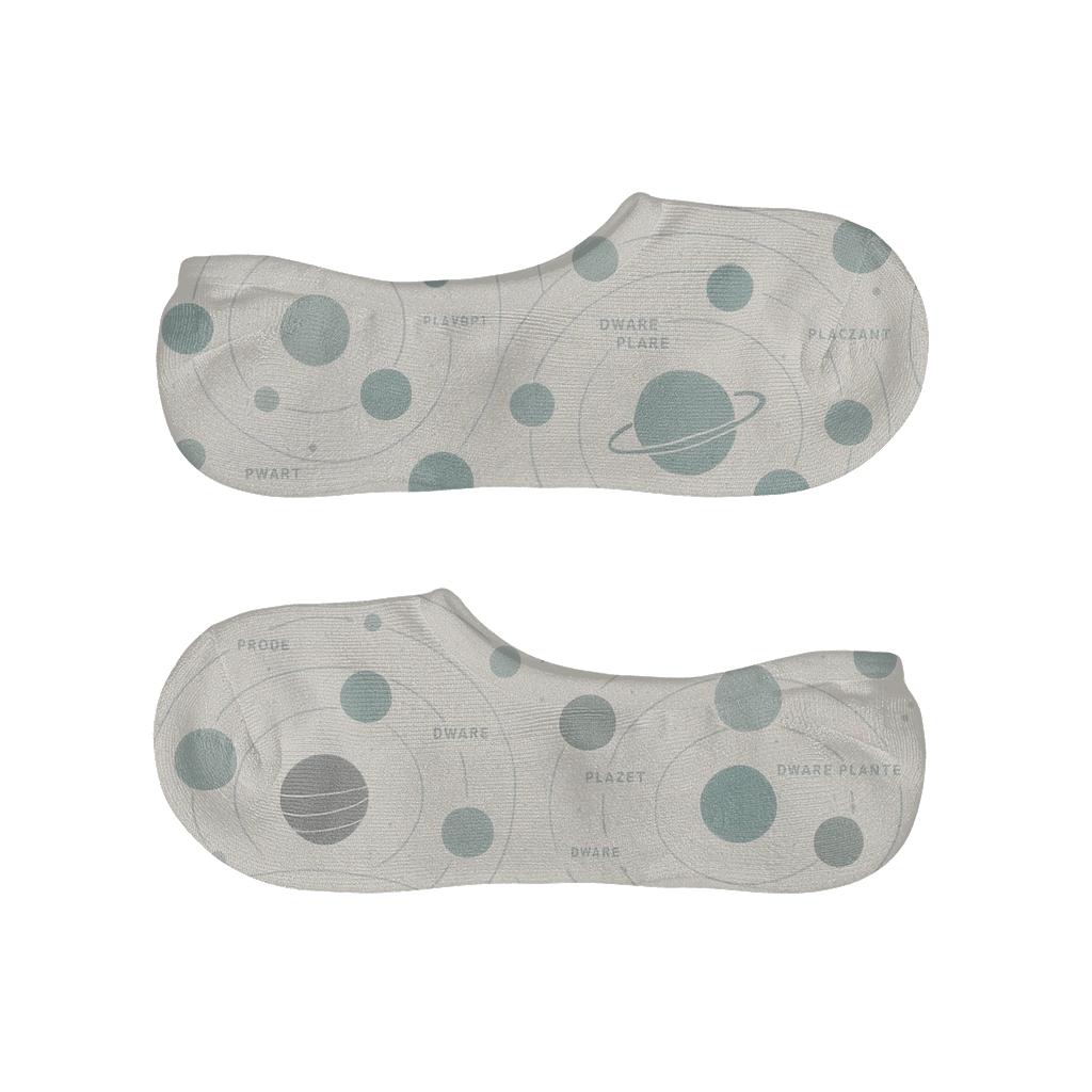 Orbit Ring Infographic Planets On Neutral Starlight comfortable invisible socks