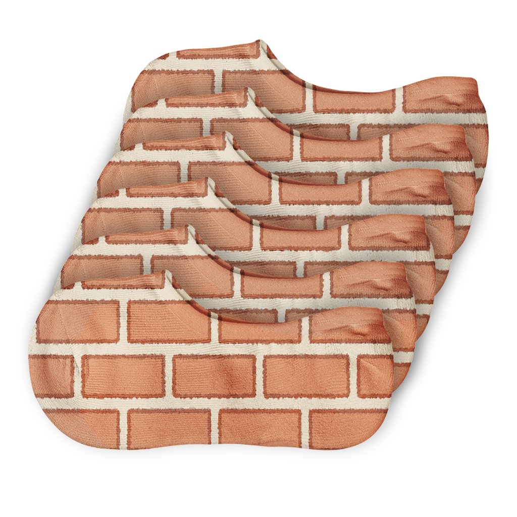 Tiny Brick Relay personalized no-show socks