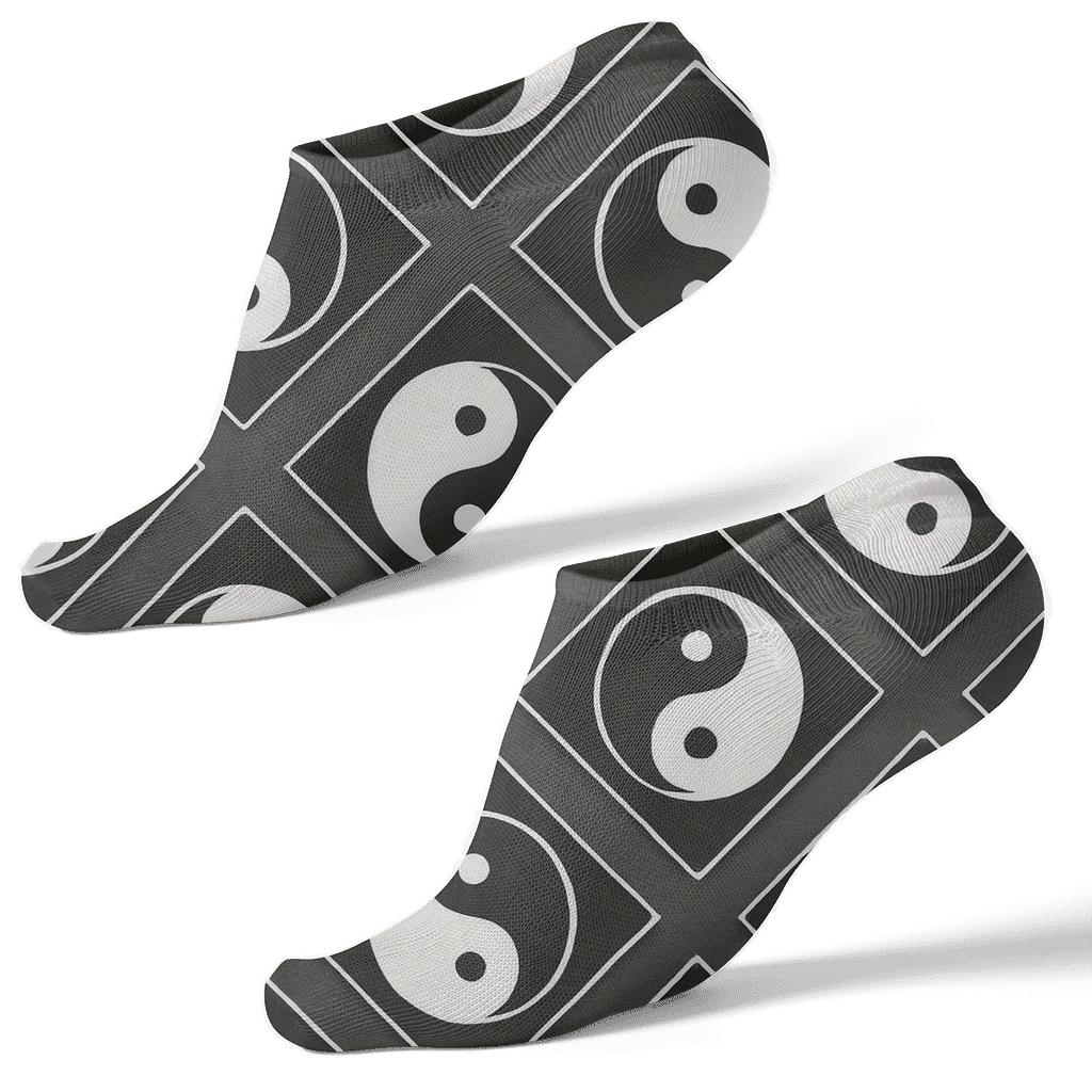 Stark Taijitu Checker Cascade soft everyday ankle socks