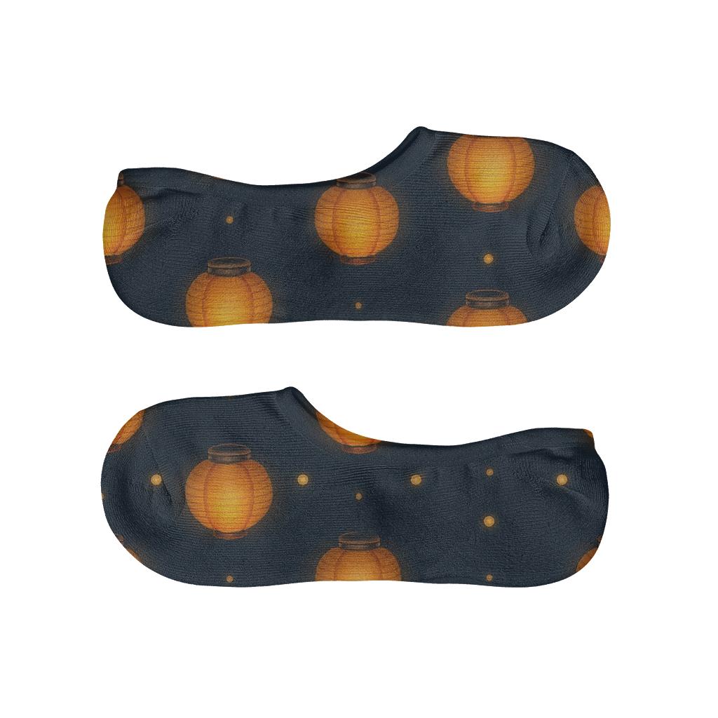 Lantern Festival Tiled Sky low cut no-show socks