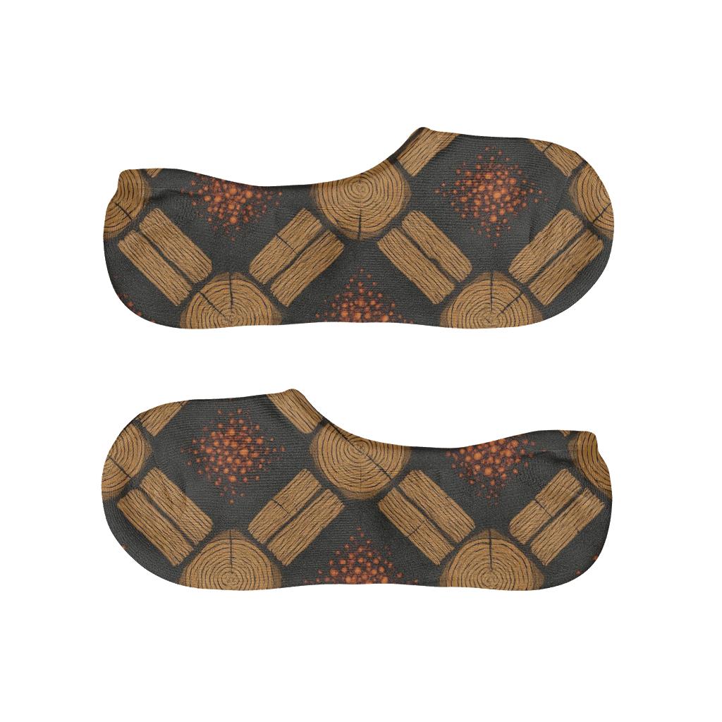 Heart Ember Lattice By The Hearth comfortable low-cut socks