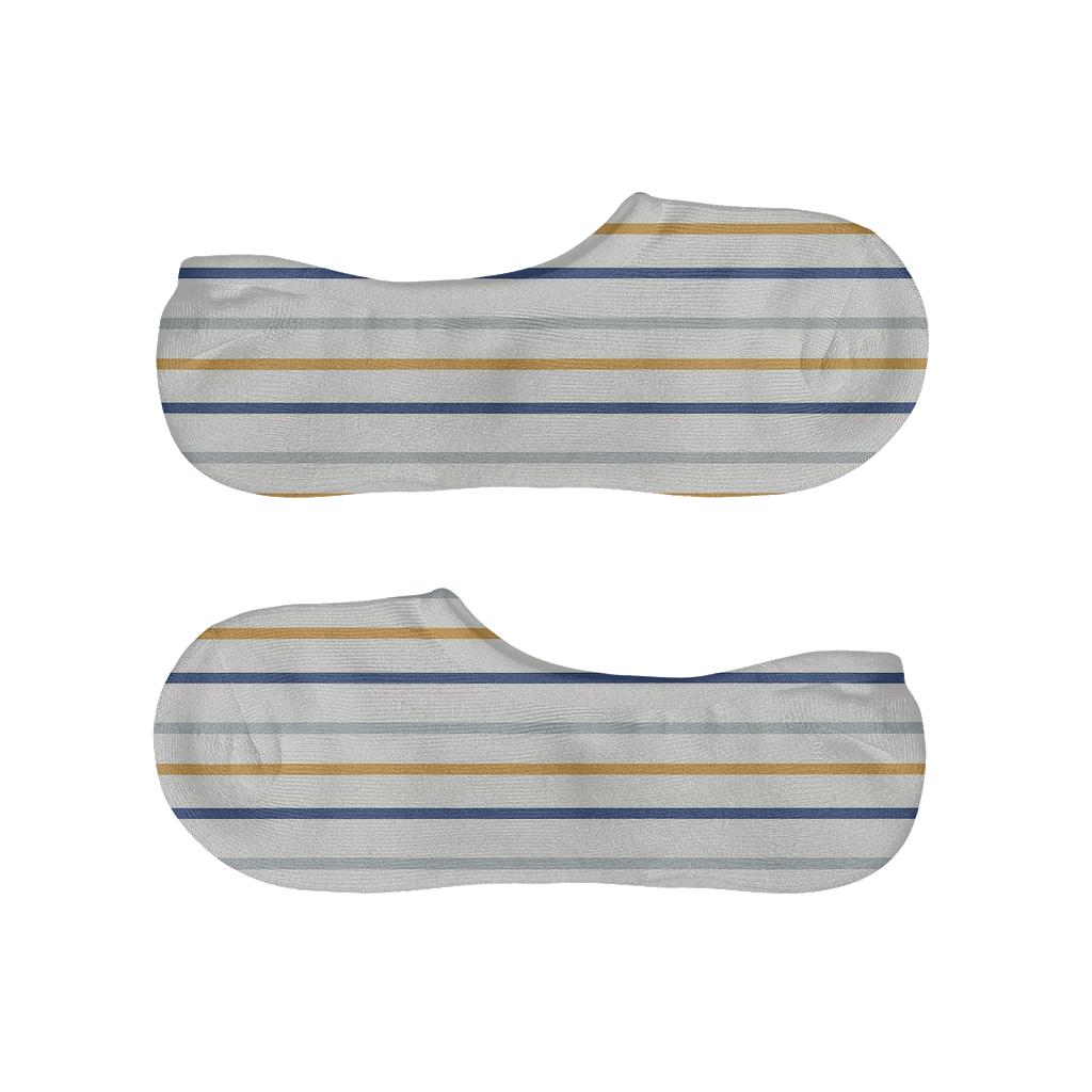 Stellar Stripe Interval custom no-show socks
