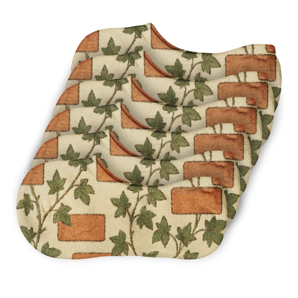 Terracotta Ivy Brick Scatter unique hidden socks