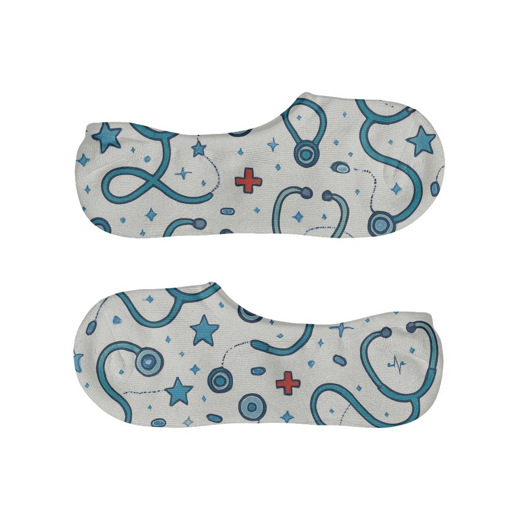Orbiting Stethoscope Constellations unique hidden socks